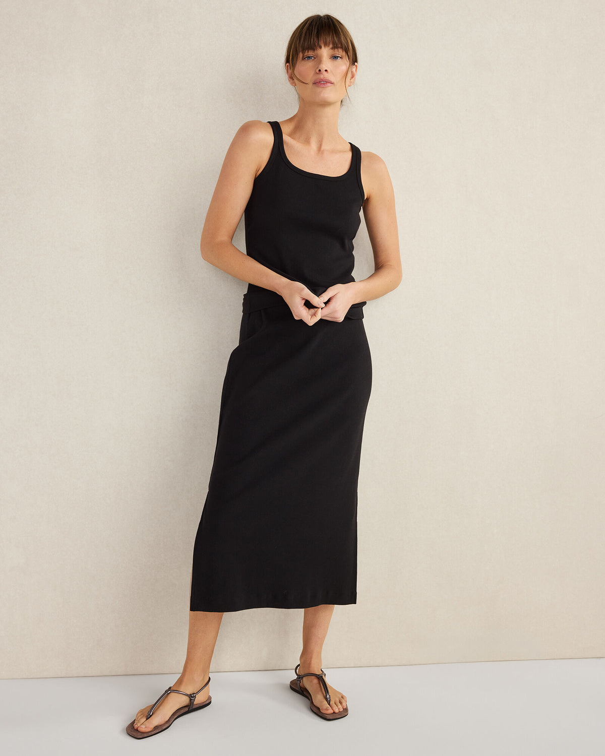 Talbots ORGANIC COTTON RIB KNIT TANK