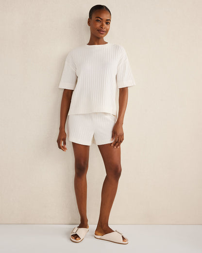 Talbots COTTON WIDE RIB SHORTS