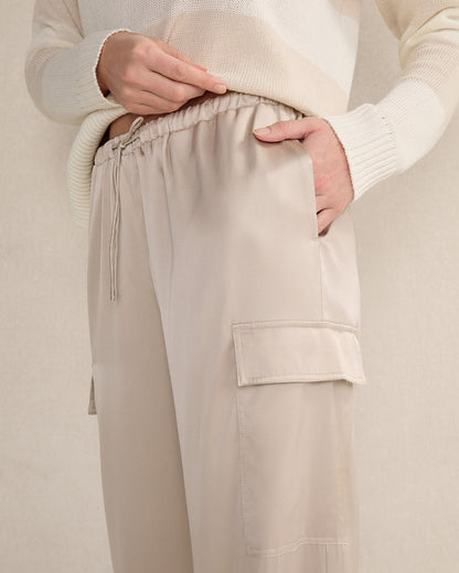 Talbots WASHABLE SILK CARGO PANTS