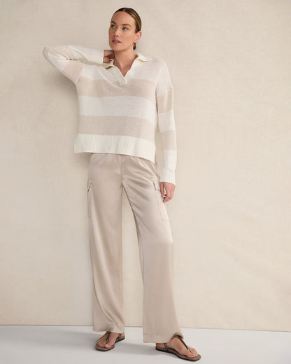 Talbots WASHABLE SILK CARGO PANTS