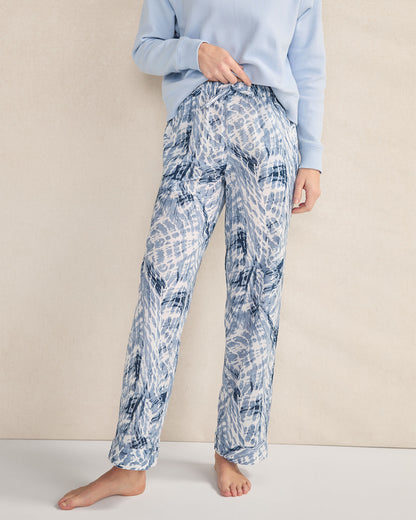 Talbots ORGANIC COTTON POPLIN TIE DYE SLEEP PANTS