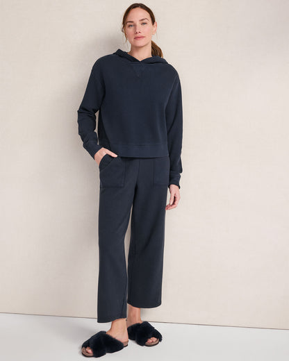 Talbots ORGANIC COTTON WAFFLE HOODIE