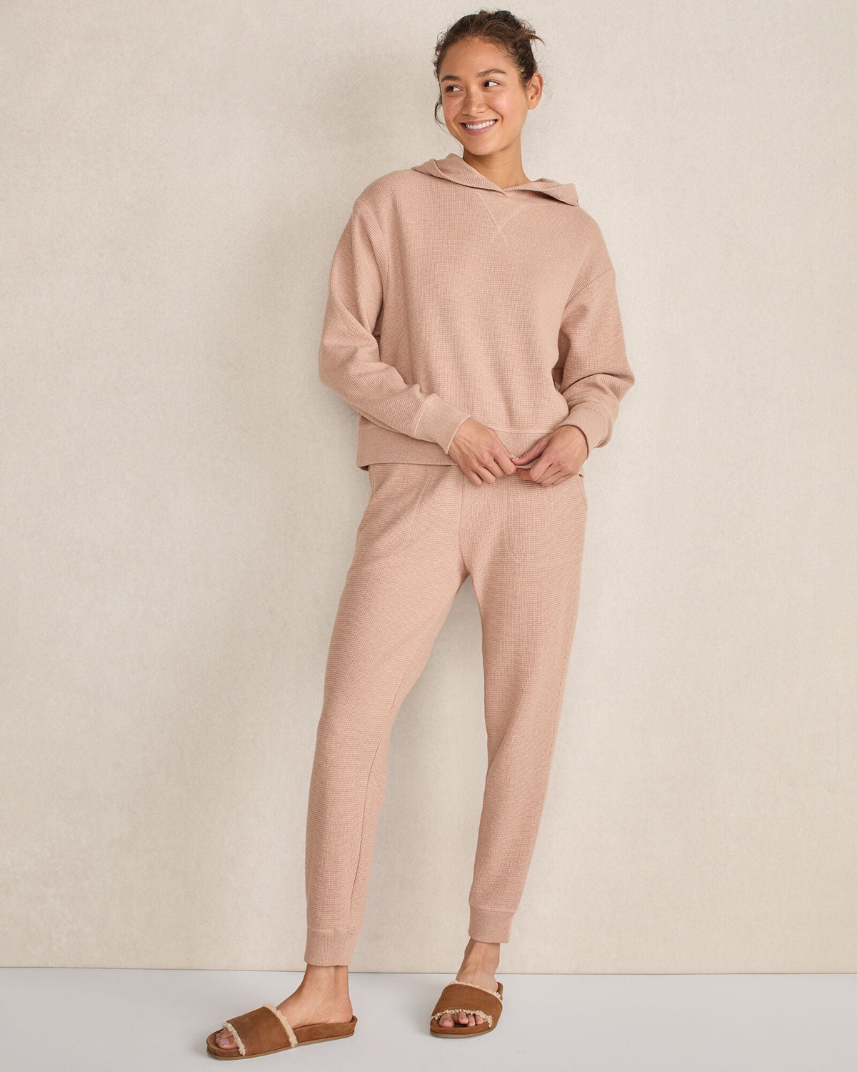 Talbots ORGANIC COTTON WAFFLE JOGGER