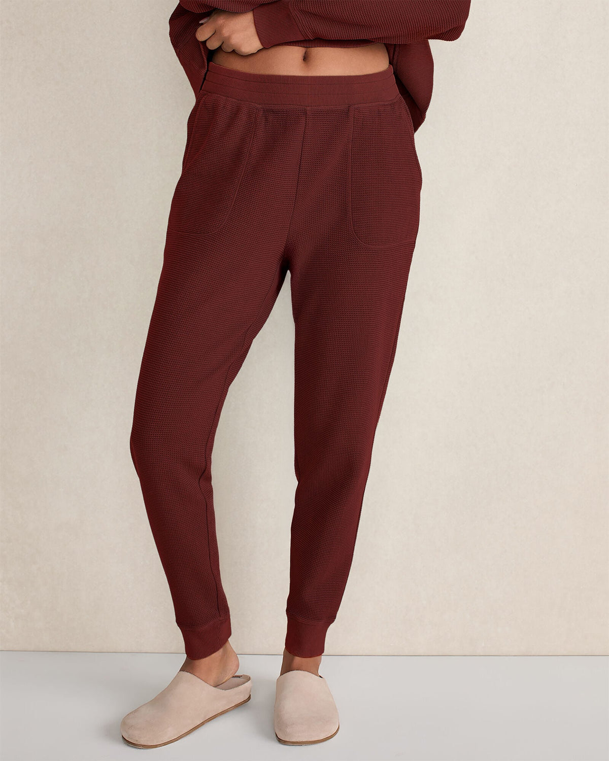 Talbots ORGANIC COTTON WAFFLE JOGGER