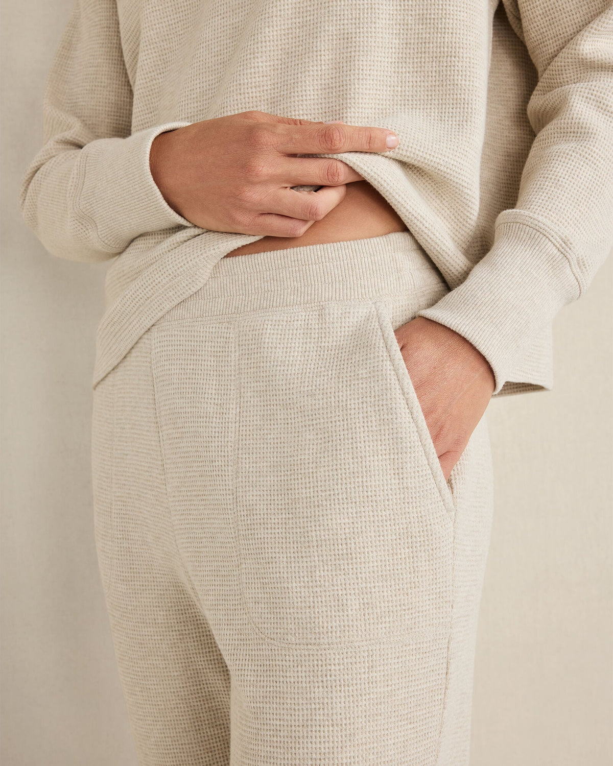 Talbots ORGANIC COTTON WAFFLE JOGGER