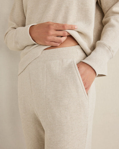 Talbots ORGANIC COTTON WAFFLE JOGGER