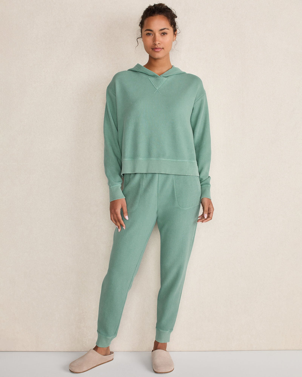 Talbots ORGANIC COTTON WAFFLE JOGGER