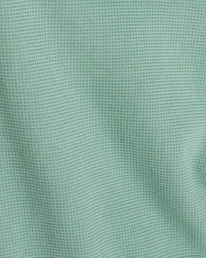Talbots ORGANIC COTTON WAFFLE HENLEY