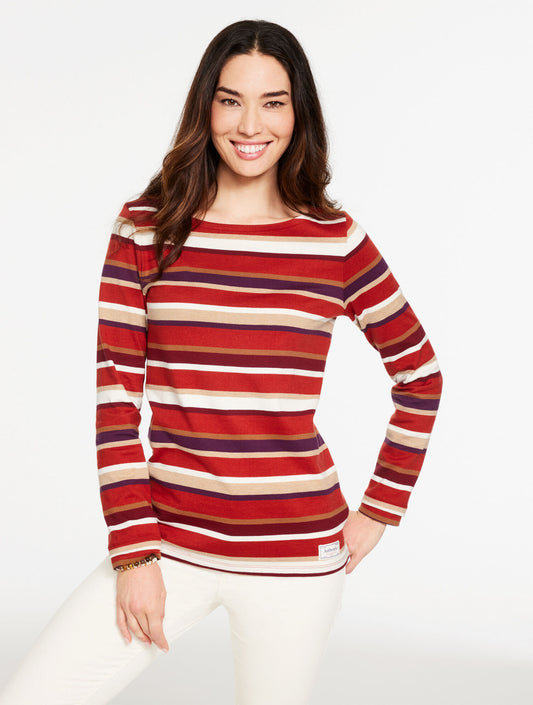 Talbots AUTHENTIC TALBOTS TEE - BOXWOOD STRIPE