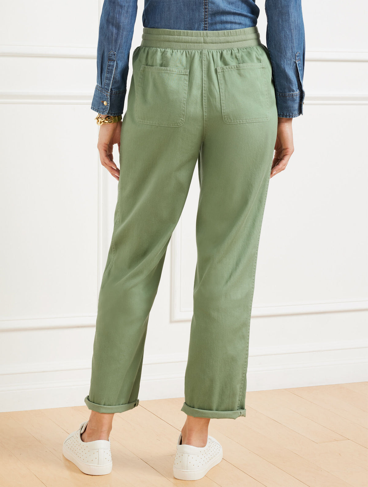 Talbots STRAIGHT ANKLE RELAXED PULL-ON PANTS