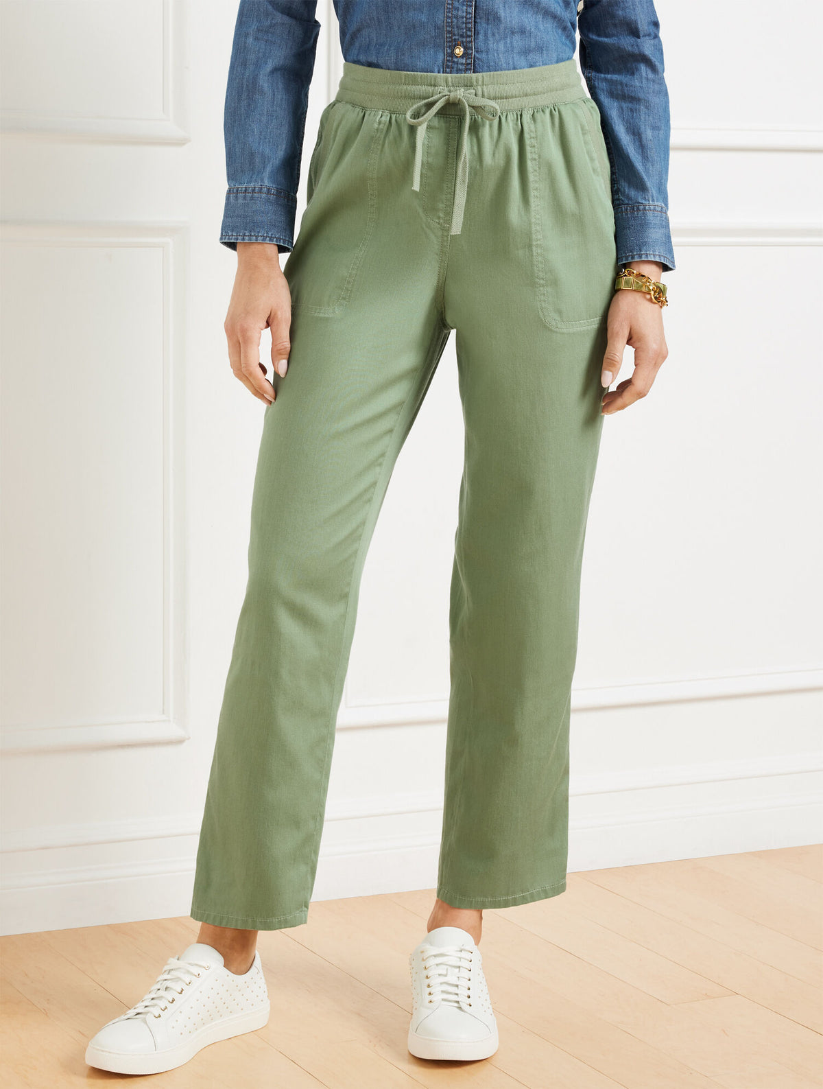 Talbots STRAIGHT ANKLE RELAXED PULL-ON PANTS