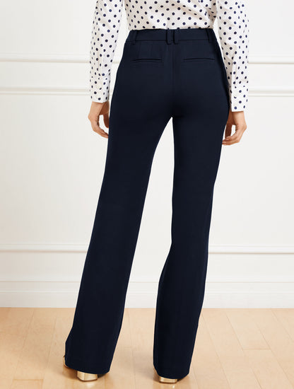 Talbots FLARE LEG COTTON BI-STRETCH PANTS