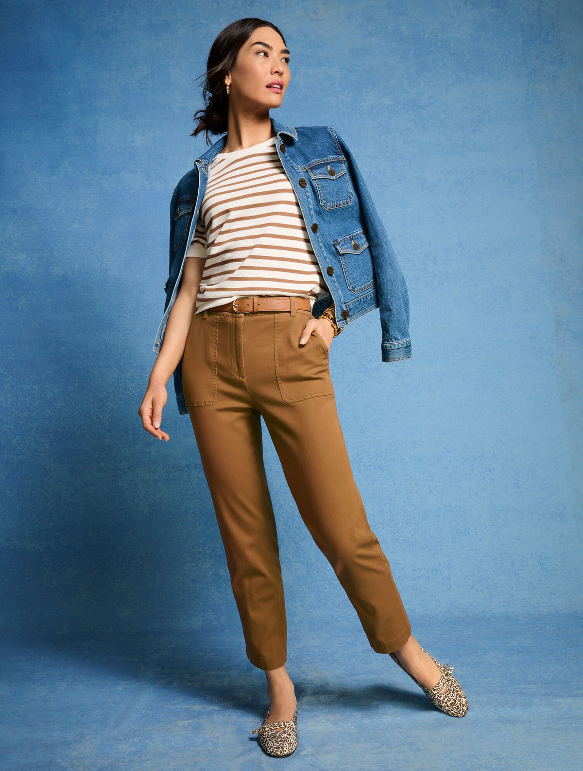 Talbots TAPERED ANKLE PANTS