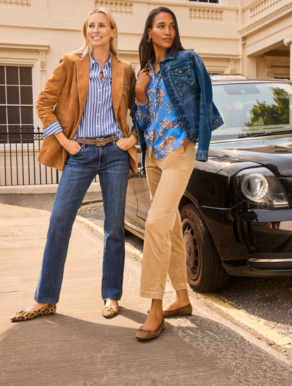 Talbots TAPERED ANKLE STRETCH CORDUROY PANTS