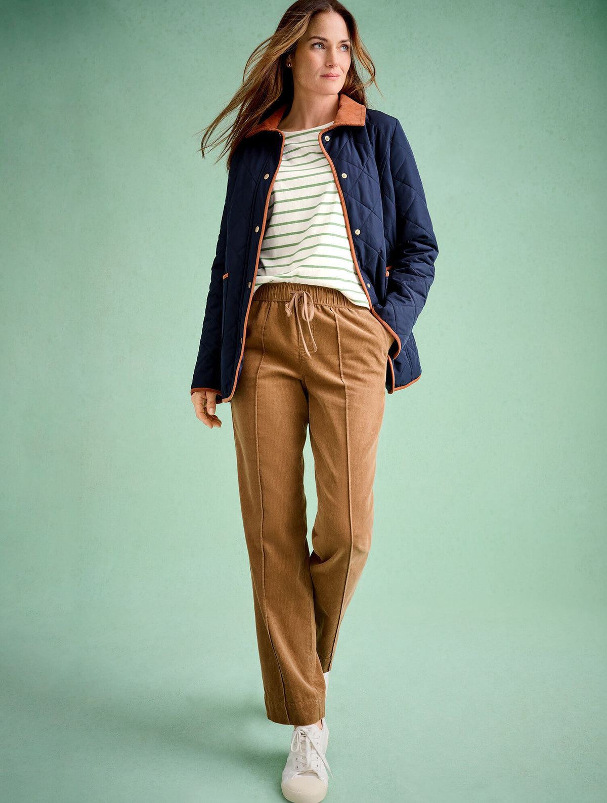 Talbots STRAIGHT LEG PULL-ON CORDUROY PANTS