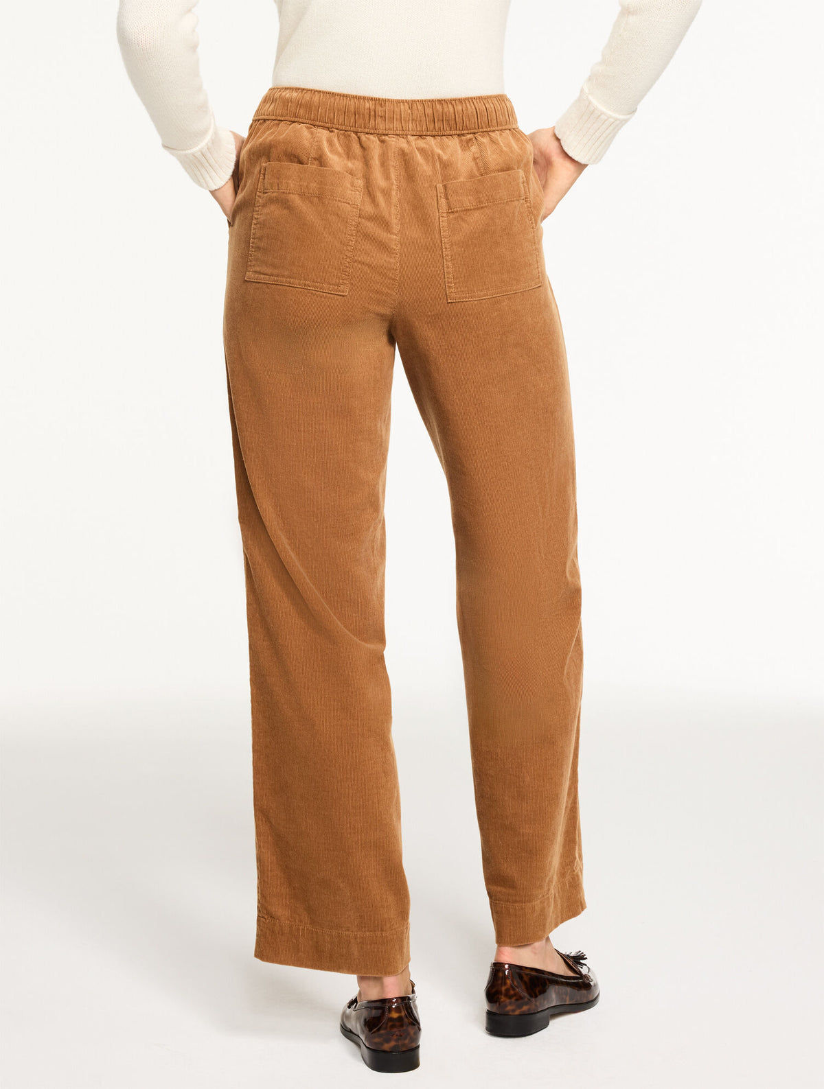 Talbots STRAIGHT LEG PULL-ON CORDUROY PANTS