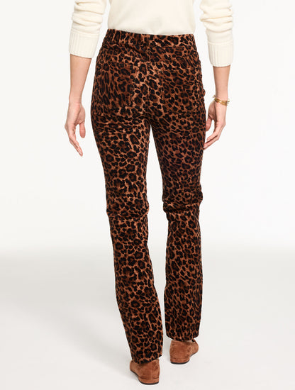 Talbots STRAIGHT LEG STRETCH CORDUROY PANTS - SPECTACULAR ANIMAL