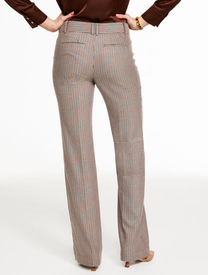 Talbots BOOT LEG PANTS - CHARMING PLAID