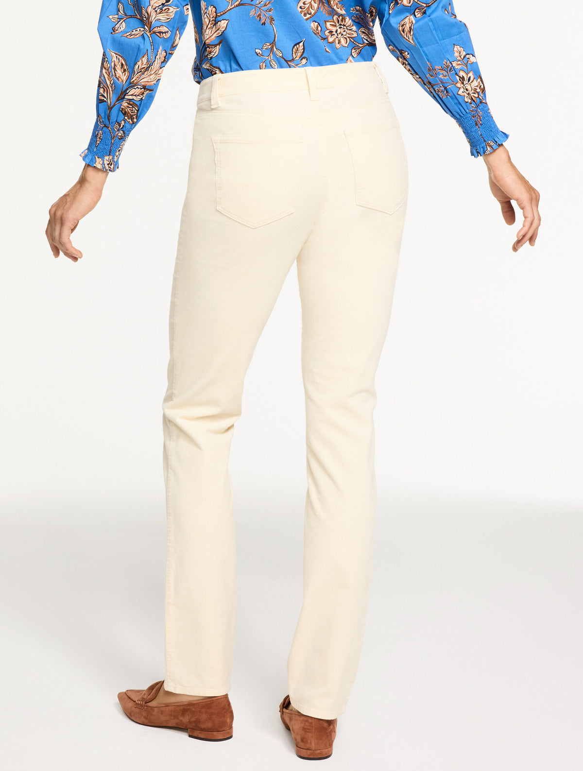 Talbots STRAIGHT LEG STRETCH CORDUROY PANTS - CURVY FIT