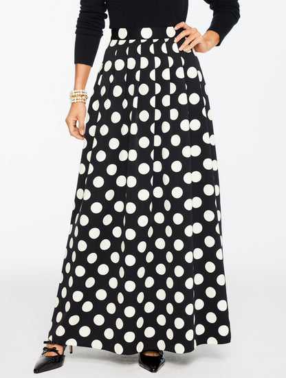 Talbots MAXI SKIRT - BRILLIANT DOT