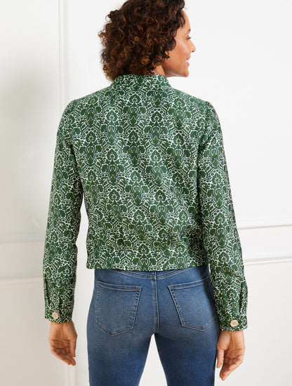 Talbots WOODLAND DAMASK JACKET