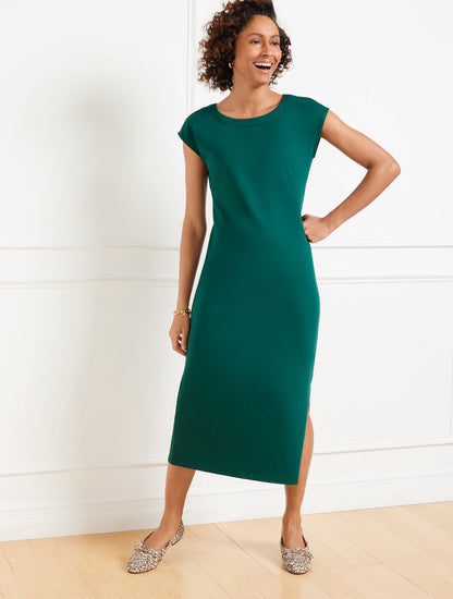 Talbots PASSPORT PONTE SCOOP NECK DRESS