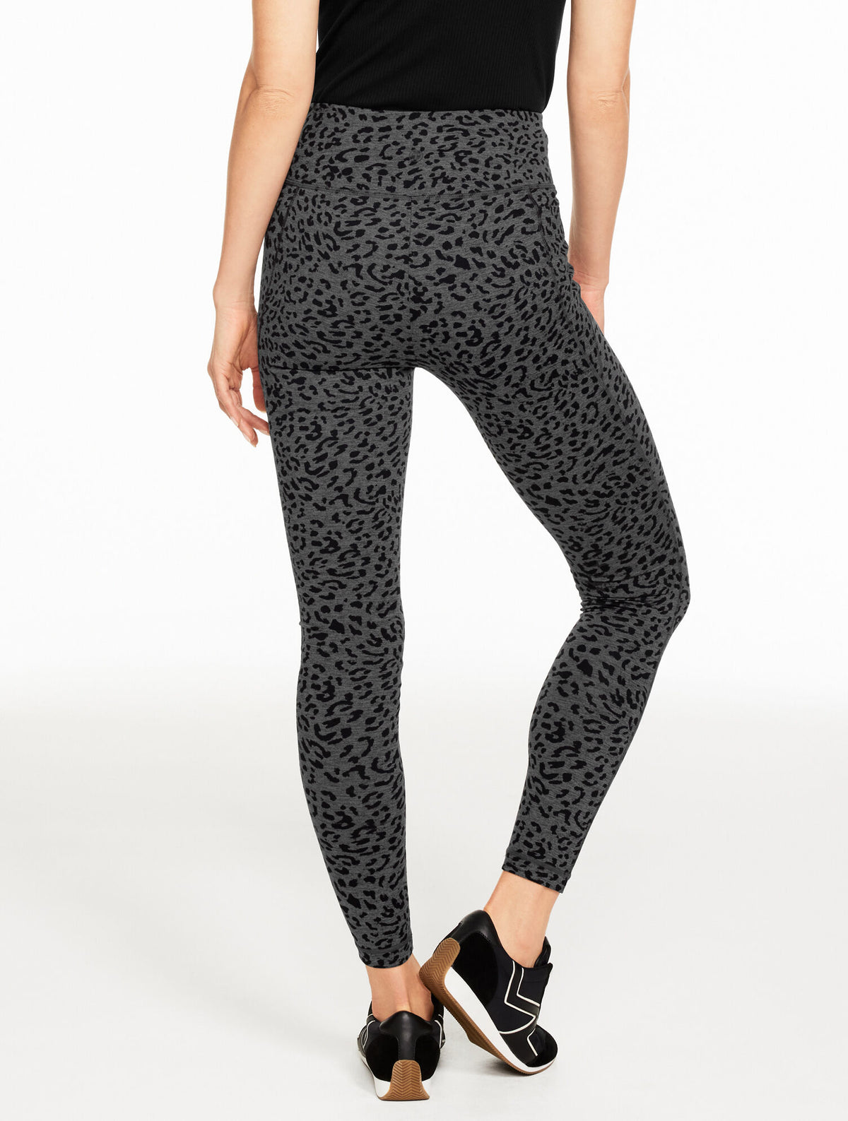 Talbots STUDIO STRETCH LEGGINGS - TONAL CHEETAH