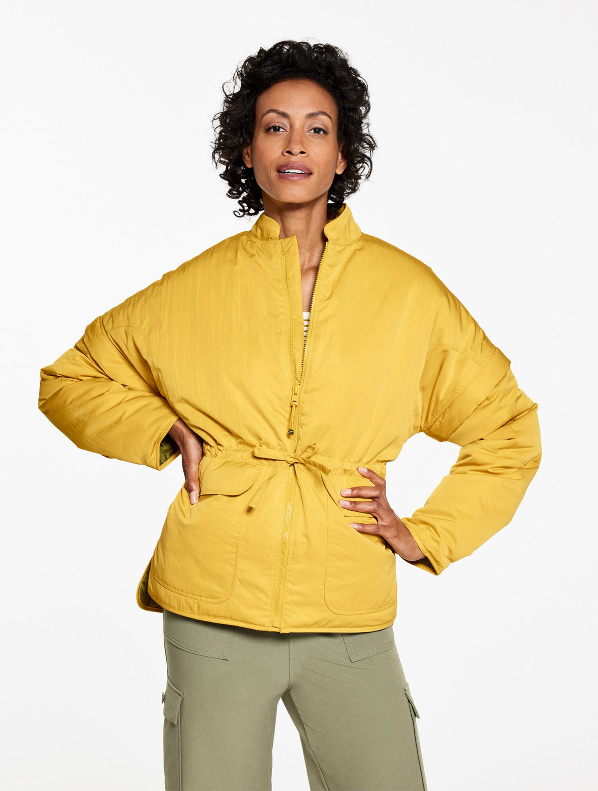 Talbots ZIP-OFF SLEEVE WOVEN JACKET