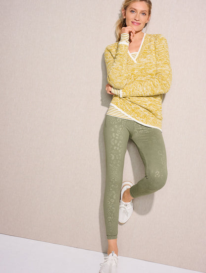 Talbots OUT & ABOUT LEGGINGS - SPOT ON LEOPARD