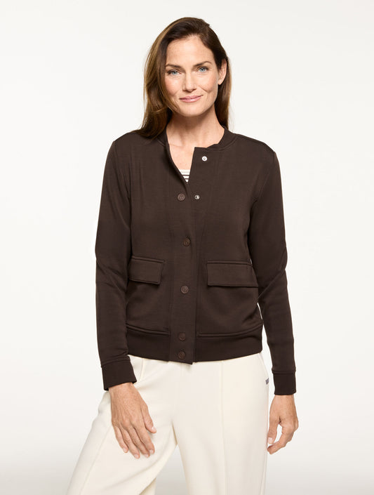 Talbots AIRKNIT STRETCH BOMBER JACKET