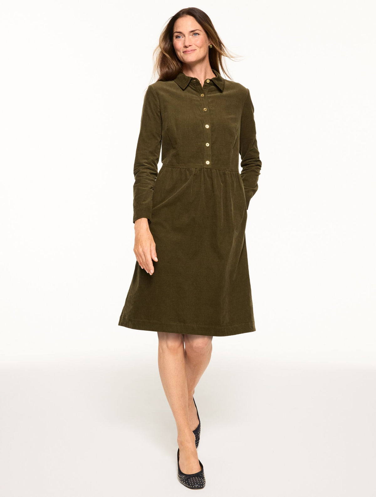 Talbots CORDUROY SHIRTDRESS