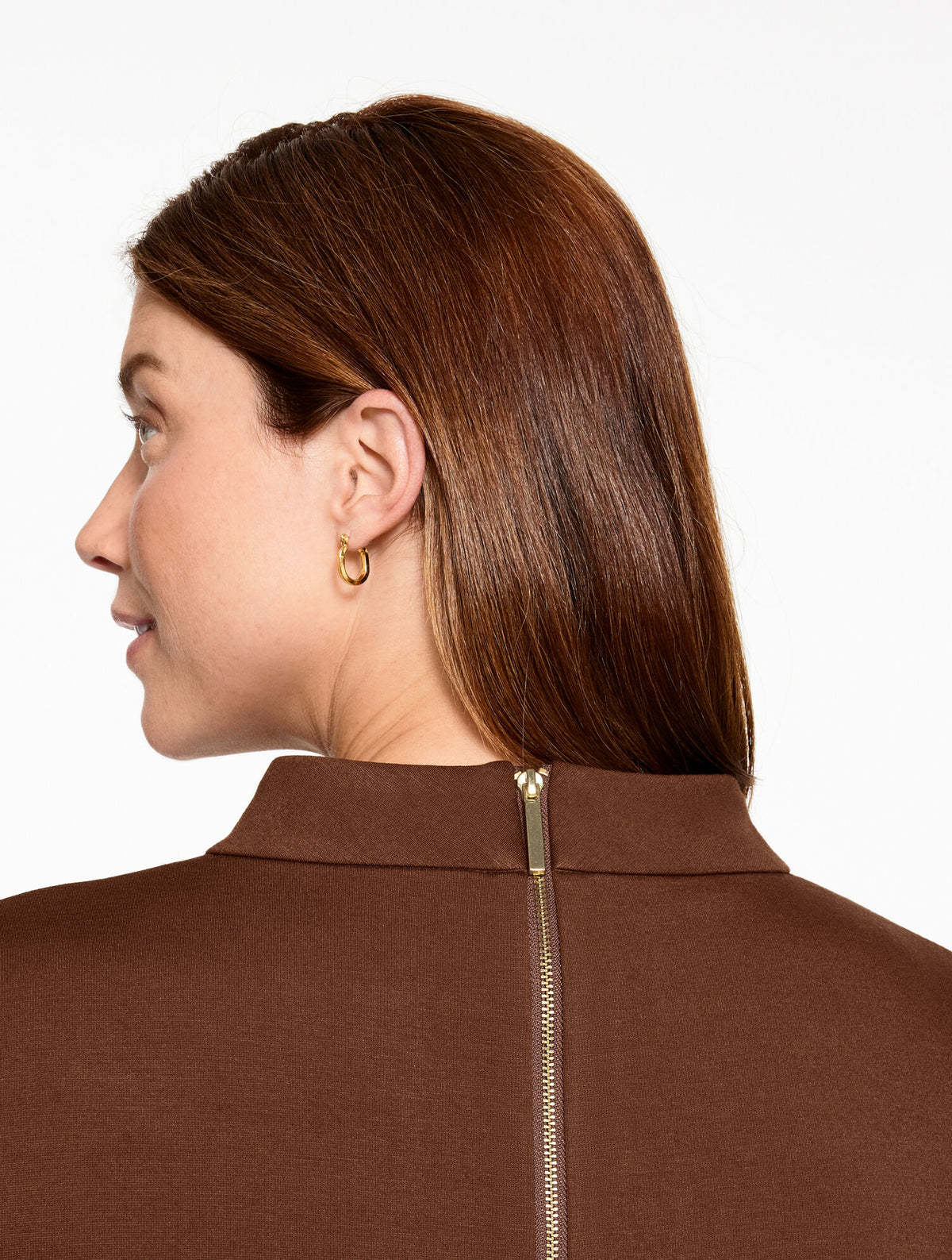 Talbots LUXE PONTE MOCKNECK DRESS
