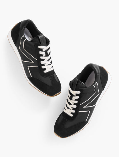 Talbots ALEX LEATHER & NYLON SNEAKERS