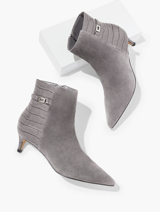 Talbots KAIT SUEDE CURVED ANKLE BOOTS