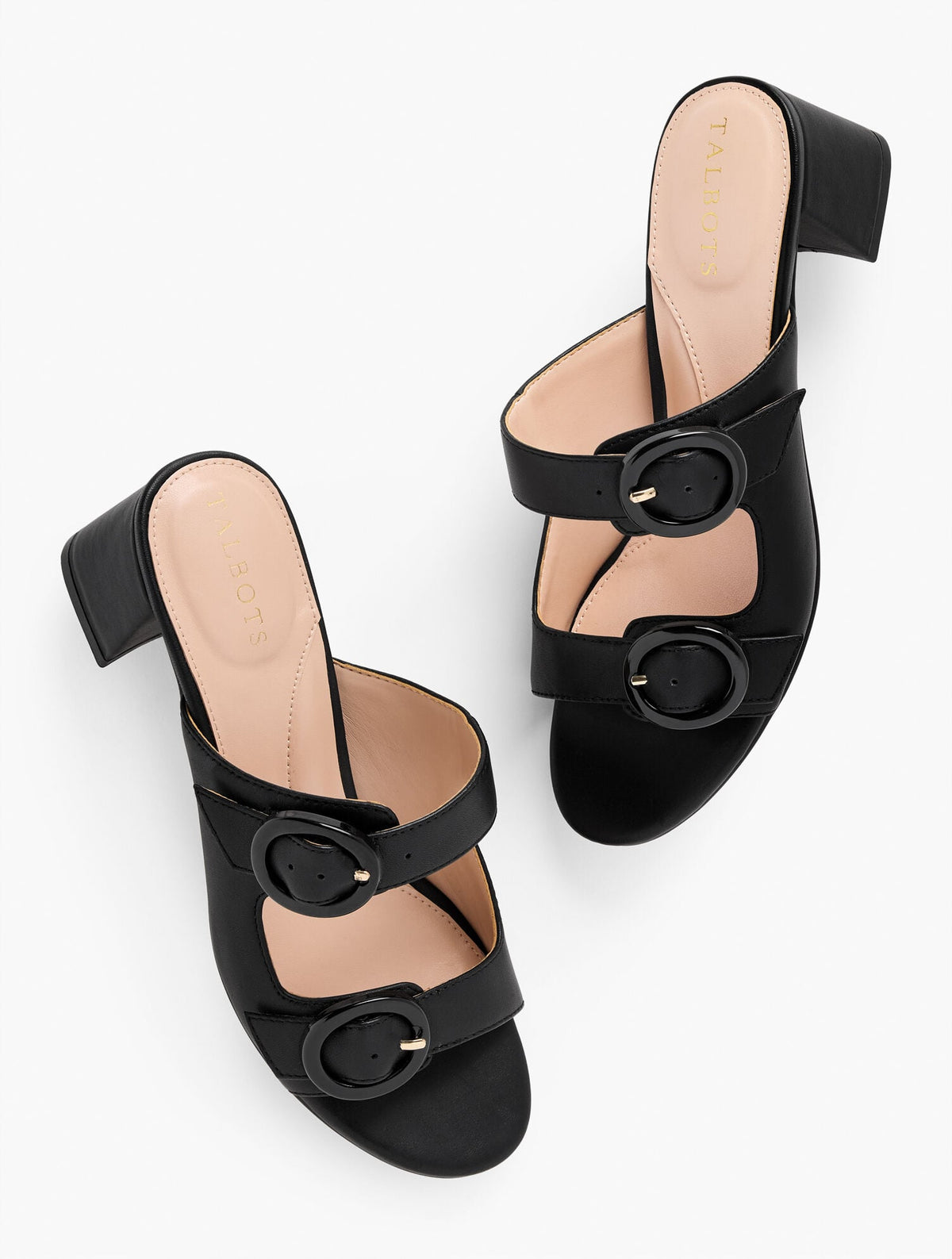 Talbots MILLIE STRAPS VACHETTA BLOCK HEEL SANDALS