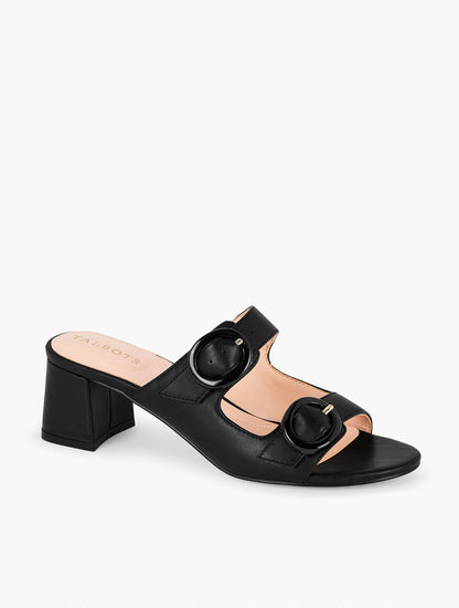 Talbots MILLIE STRAPS VACHETTA BLOCK HEEL SANDALS