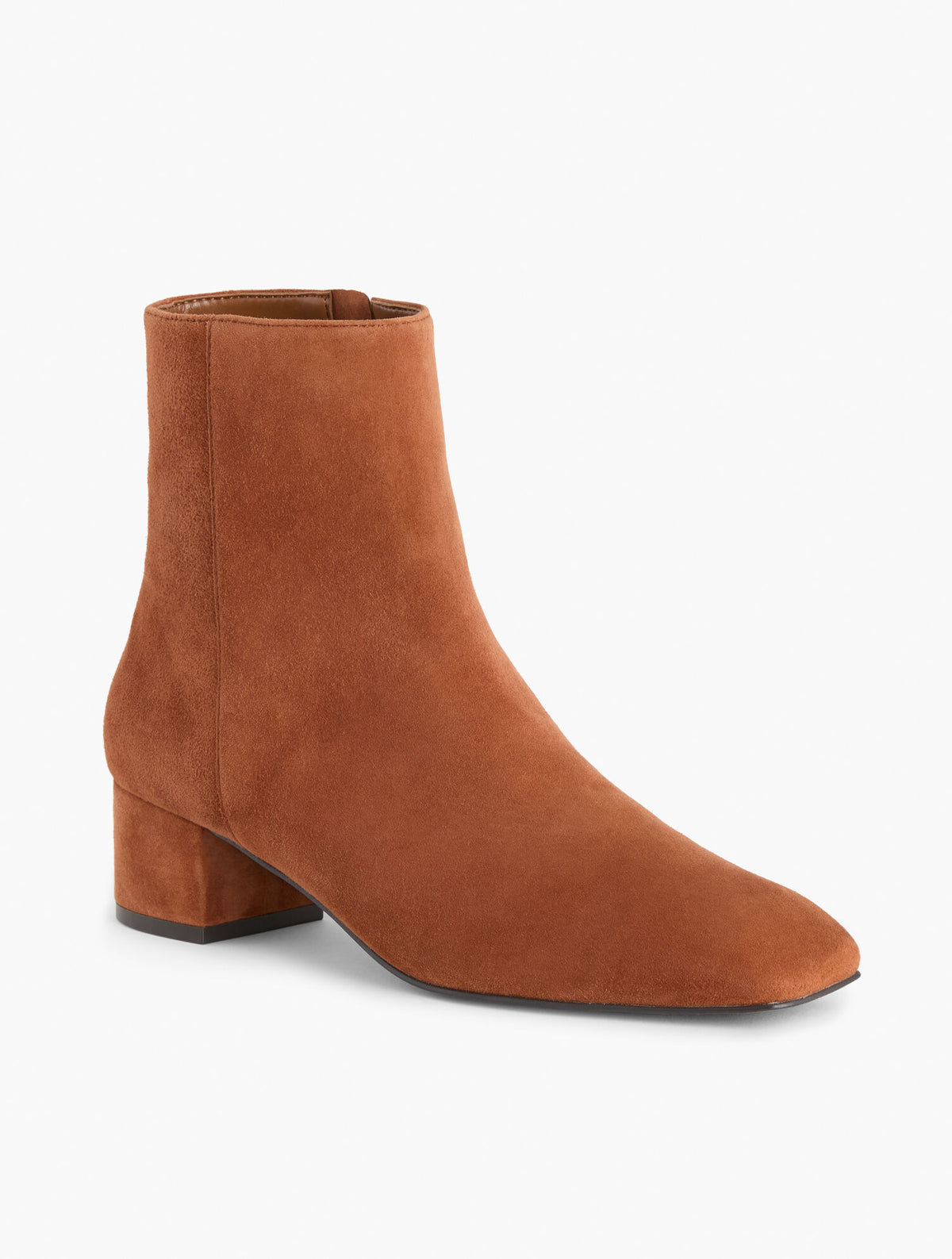 Talbots PERLA SUEDE BLOCK HEEL ANKLE BOOTS