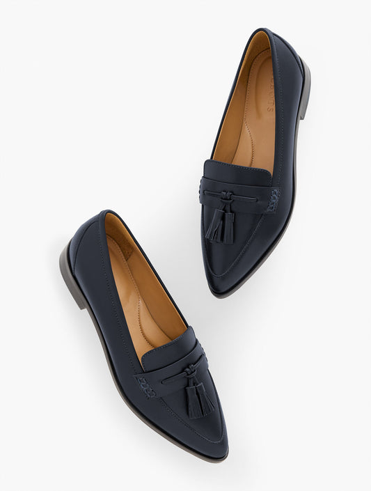 Talbots REECE POINTED TOE NAPPA LOAFERS