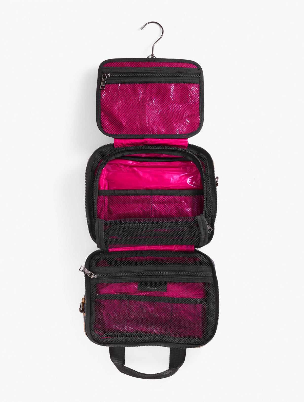 Talbots THINK ROYLN STOWAWAY VANITY CASE - LEOPARD