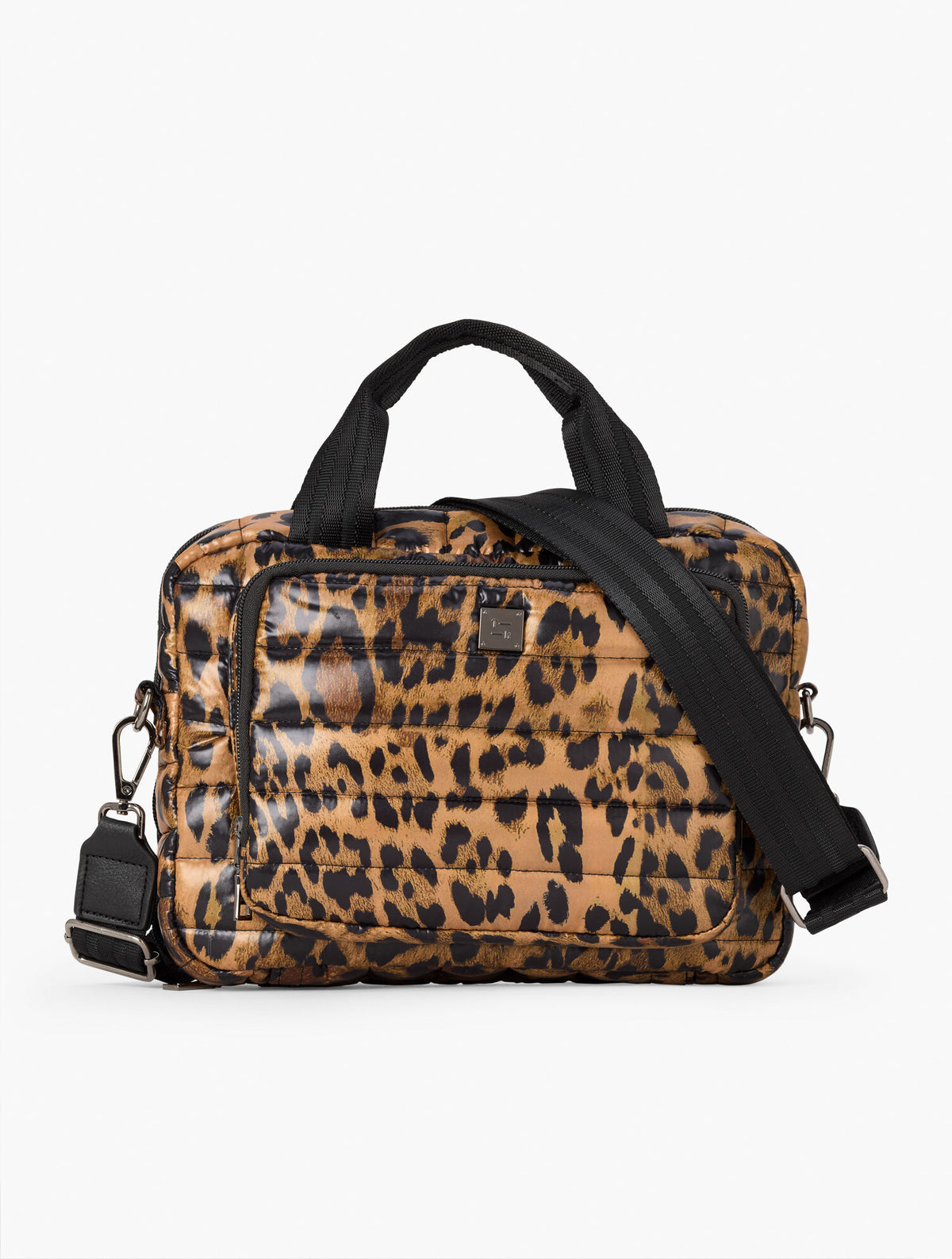 Talbots THINK ROYLN STOWAWAY VANITY CASE - LEOPARD