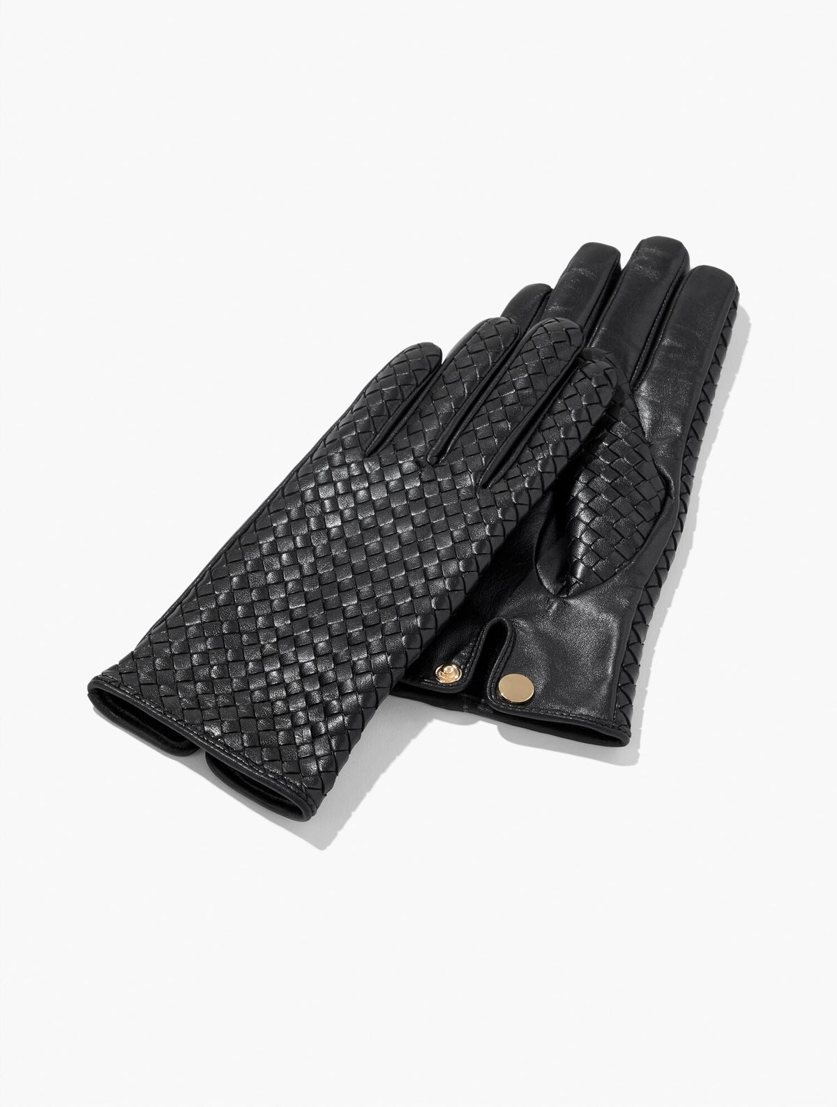 Talbots WOVEN LEATHER GLOVES