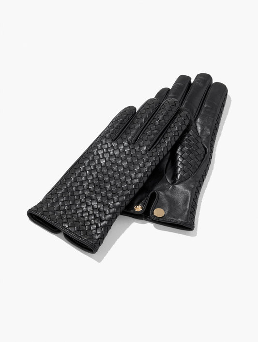 Talbots WOVEN LEATHER GLOVES