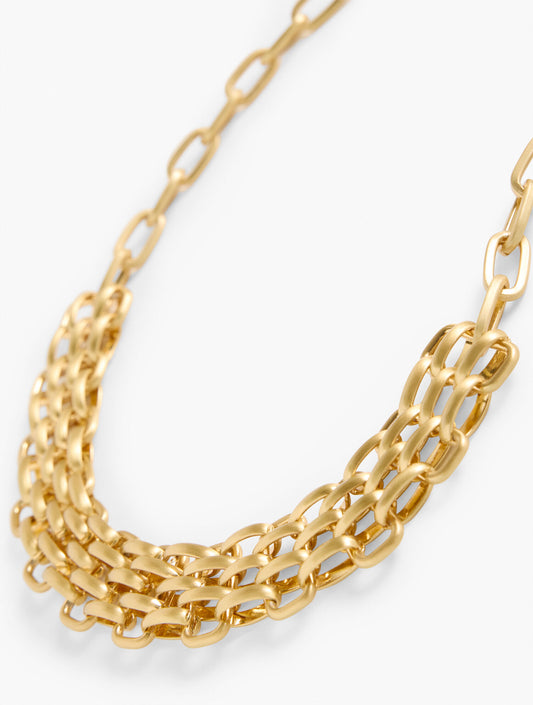 Talbots MIXED PANTHER CHAIN NECKLACE