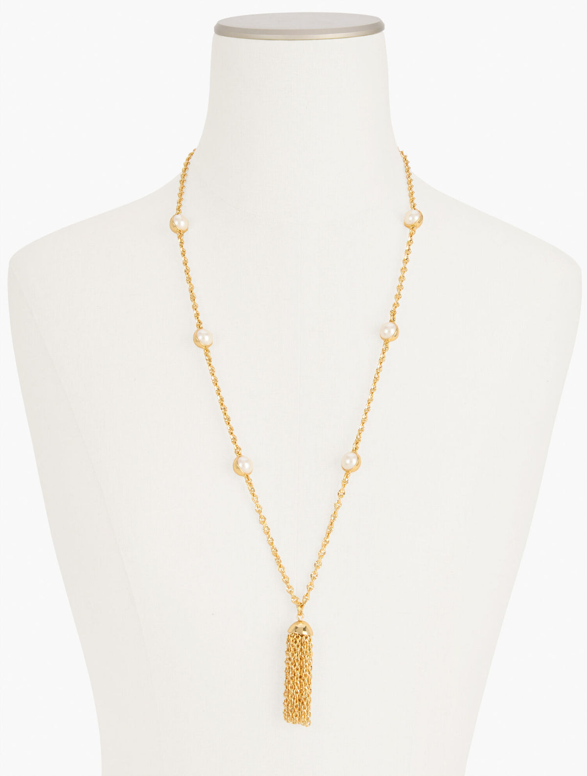 Talbots PEARL STATION NECKLACE