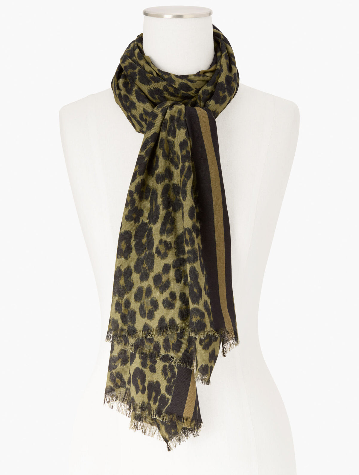 Talbots OPULENT OCELOT OBLONG SCARF