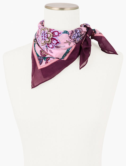 Talbots BLOOMING JACOBEAN NECKERCHIEF