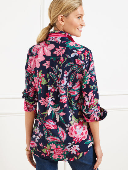 Talbots MODERN CLASSIC SHIRT - JOYFUL JACOBEAN