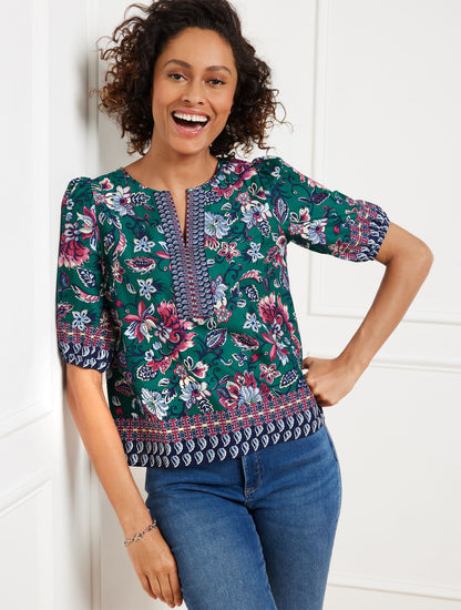 Talbots GORGEOUS GARDEN TOP