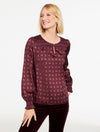 RICH BURGUNDY MULTI