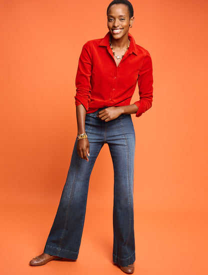 Talbots CORDUROY MODERN CLASSIC SHIRT